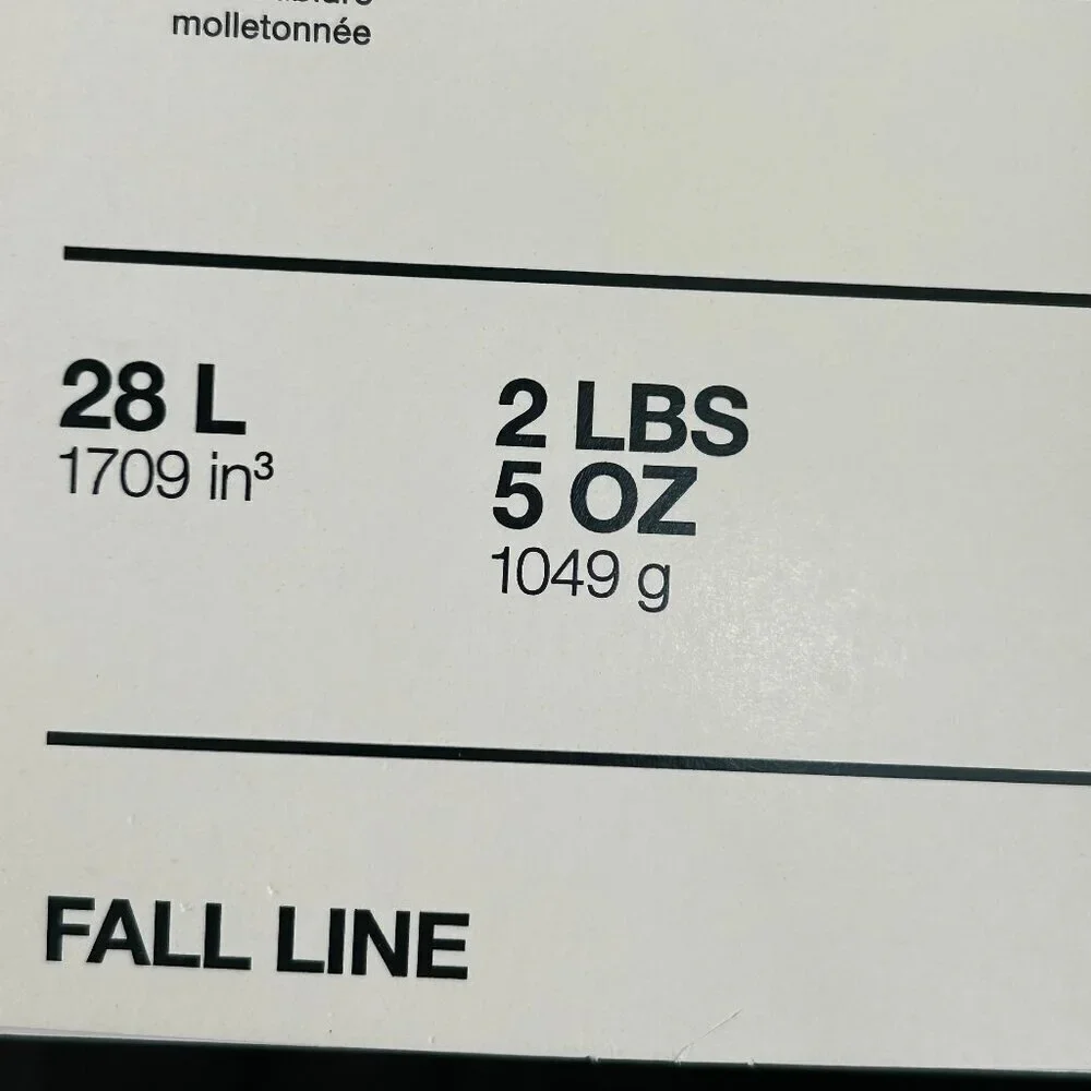 NWT The North‎ Face Fall Line Backpack 28L Black Durable Hiking Travel Laptop OS